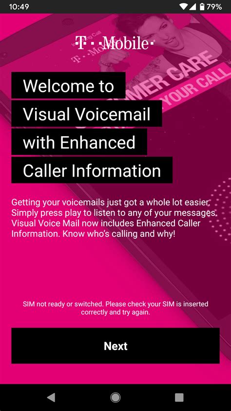 visual voicemail not activating.